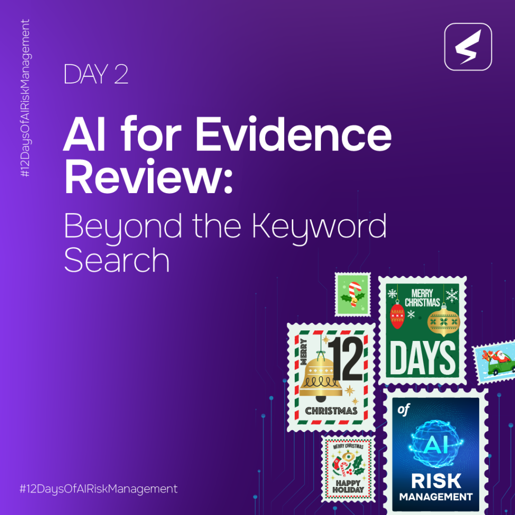 AI for Evidence Review - 12 Days of AI Risk Management