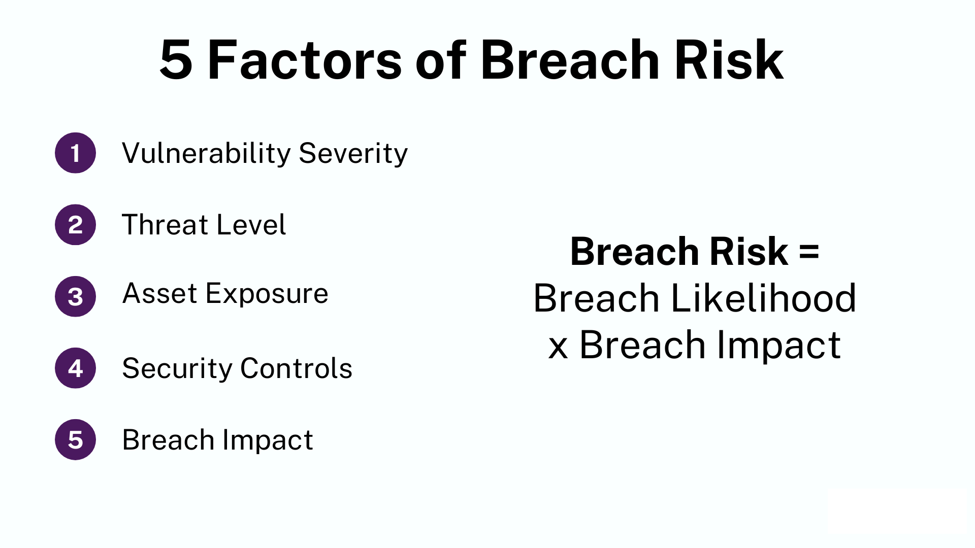 5 Factors of Breach Risk