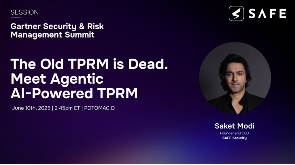 Gartner Risk Summit - Saket Modi Session