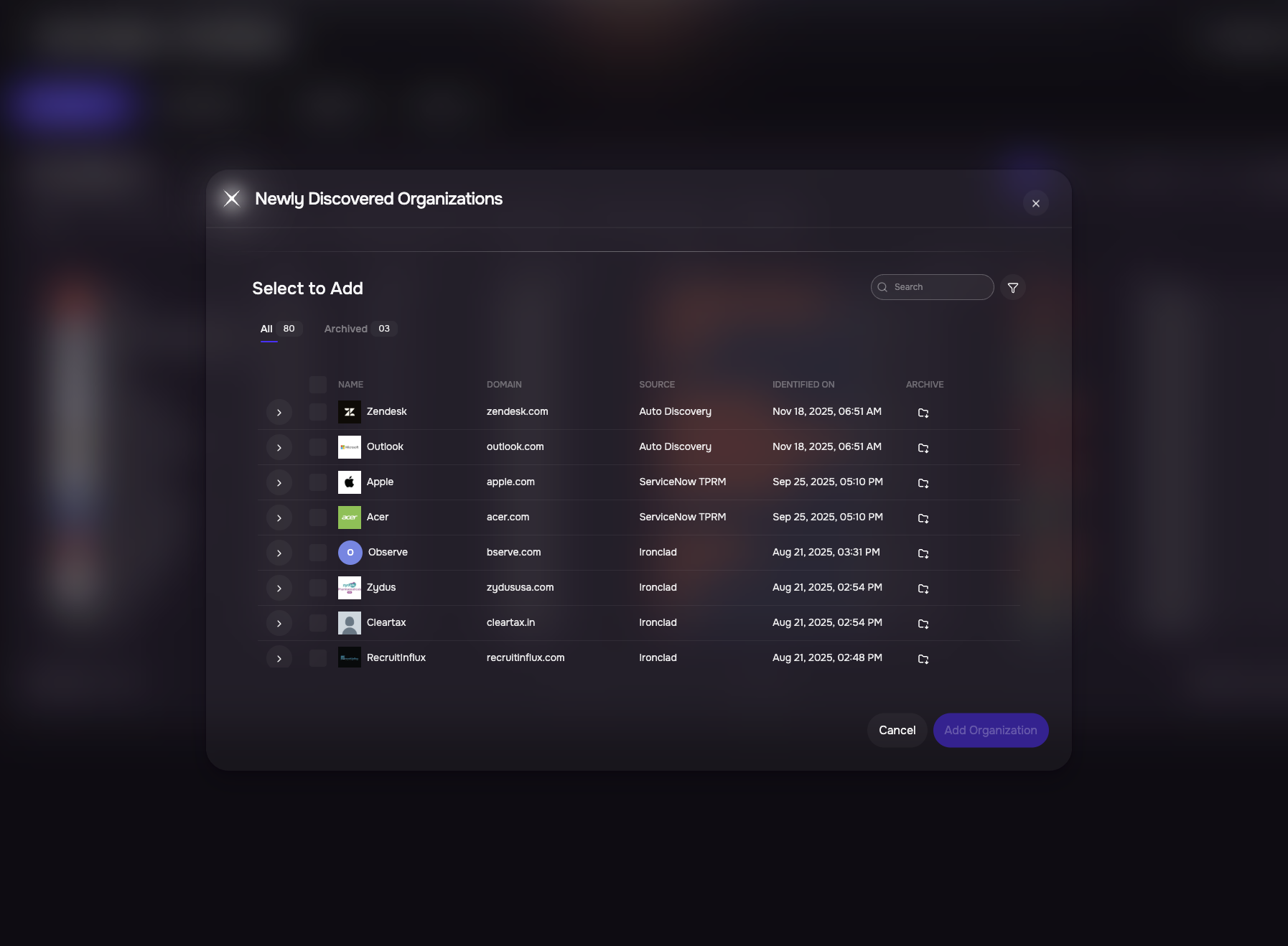 Continuous monitoring of third-party security postures & clinical resilience