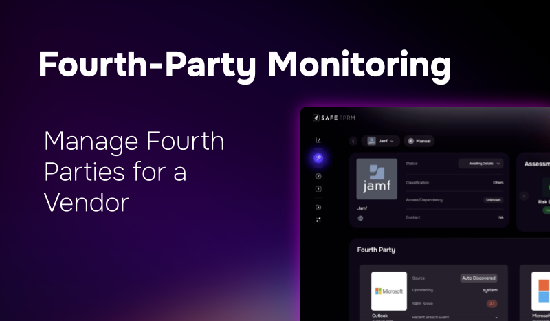 Manage Fourth Parties for a Vendor
