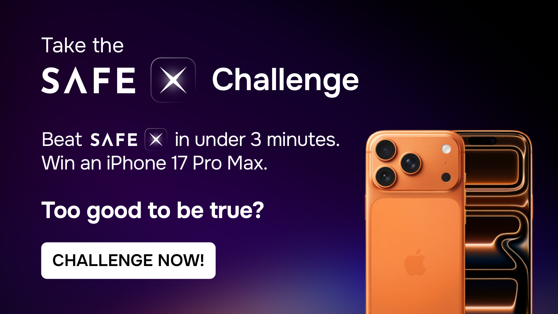 SAFEX Challenge Now Banner