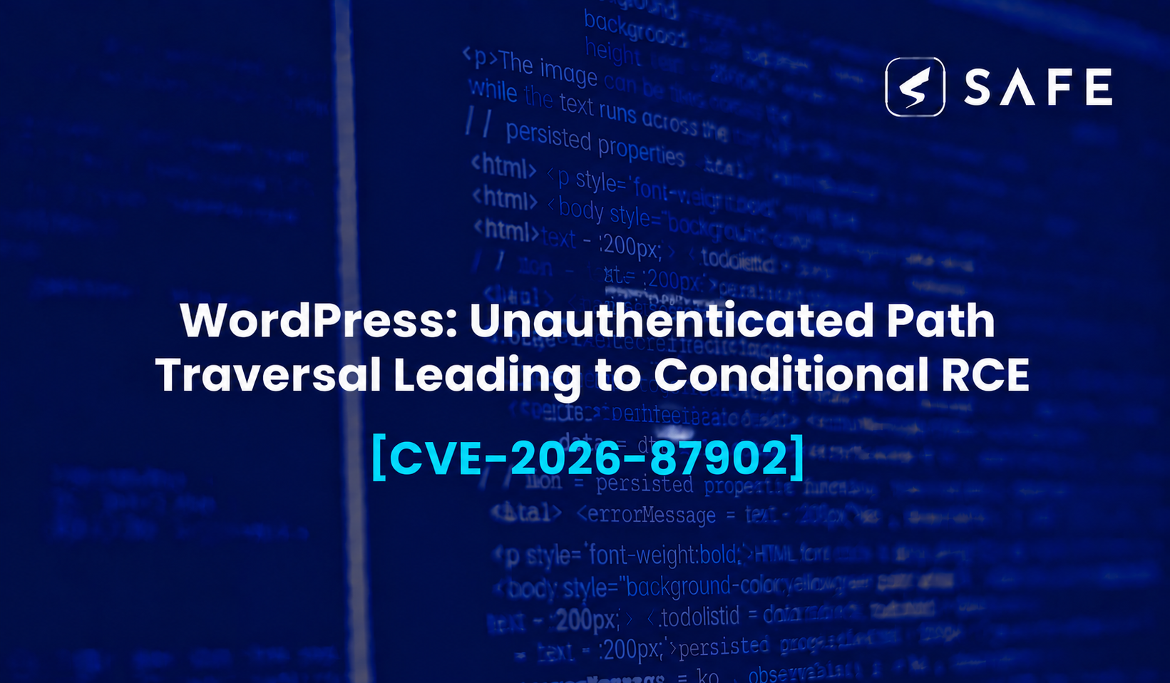 CVE-2026-87902 WordPress: Unauthenticated Path Traversal Leading to Conditional RCE