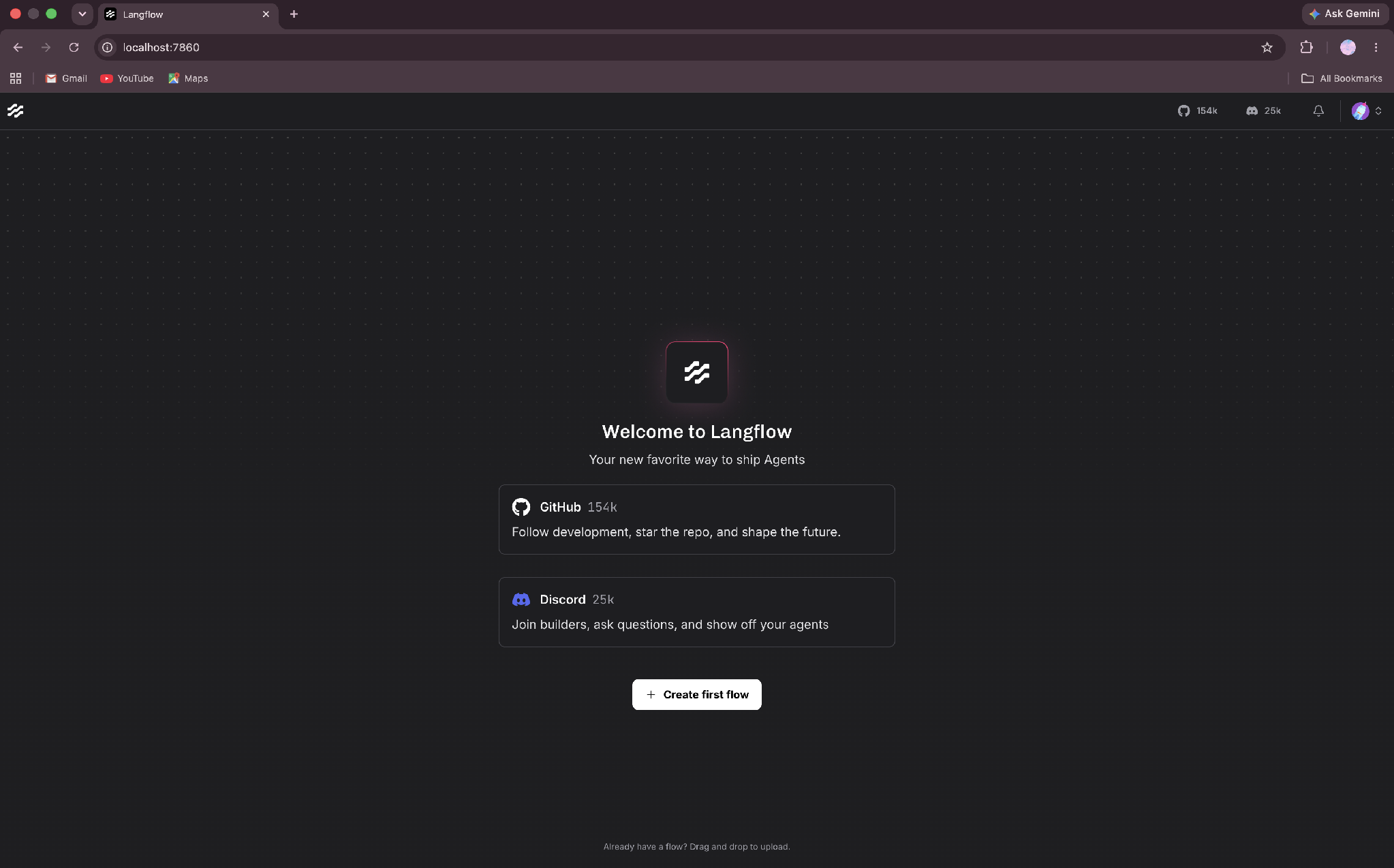A 200 status code confirms the target is up. The absence of an authentication page is the first visible symptom of the auto-login configuration that enables this attack chain. 