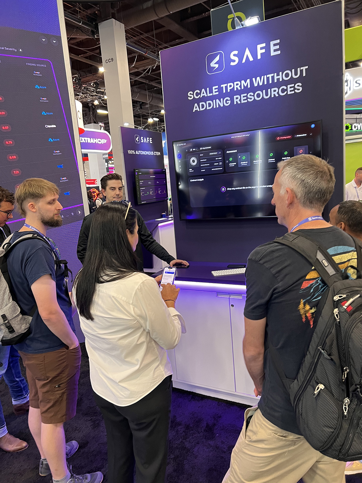 SAFE platform demo at event