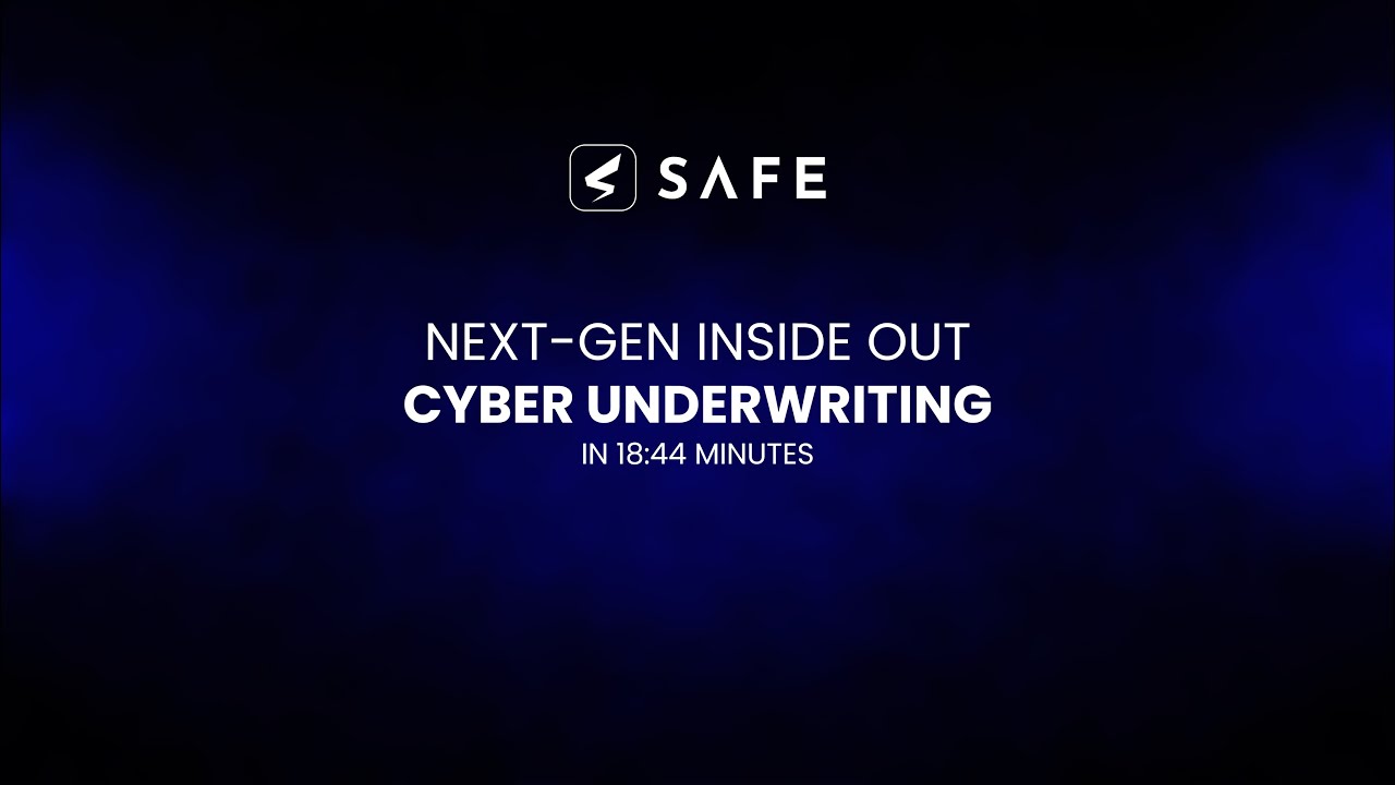 Still from the next-generation cyber underwriting walkthrough.