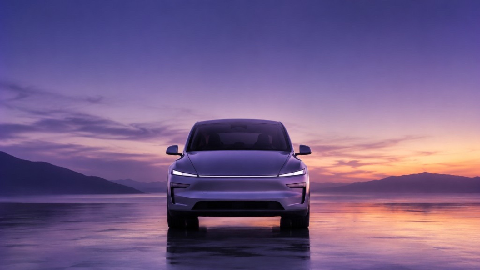 Carvana electric vehicle at dusk